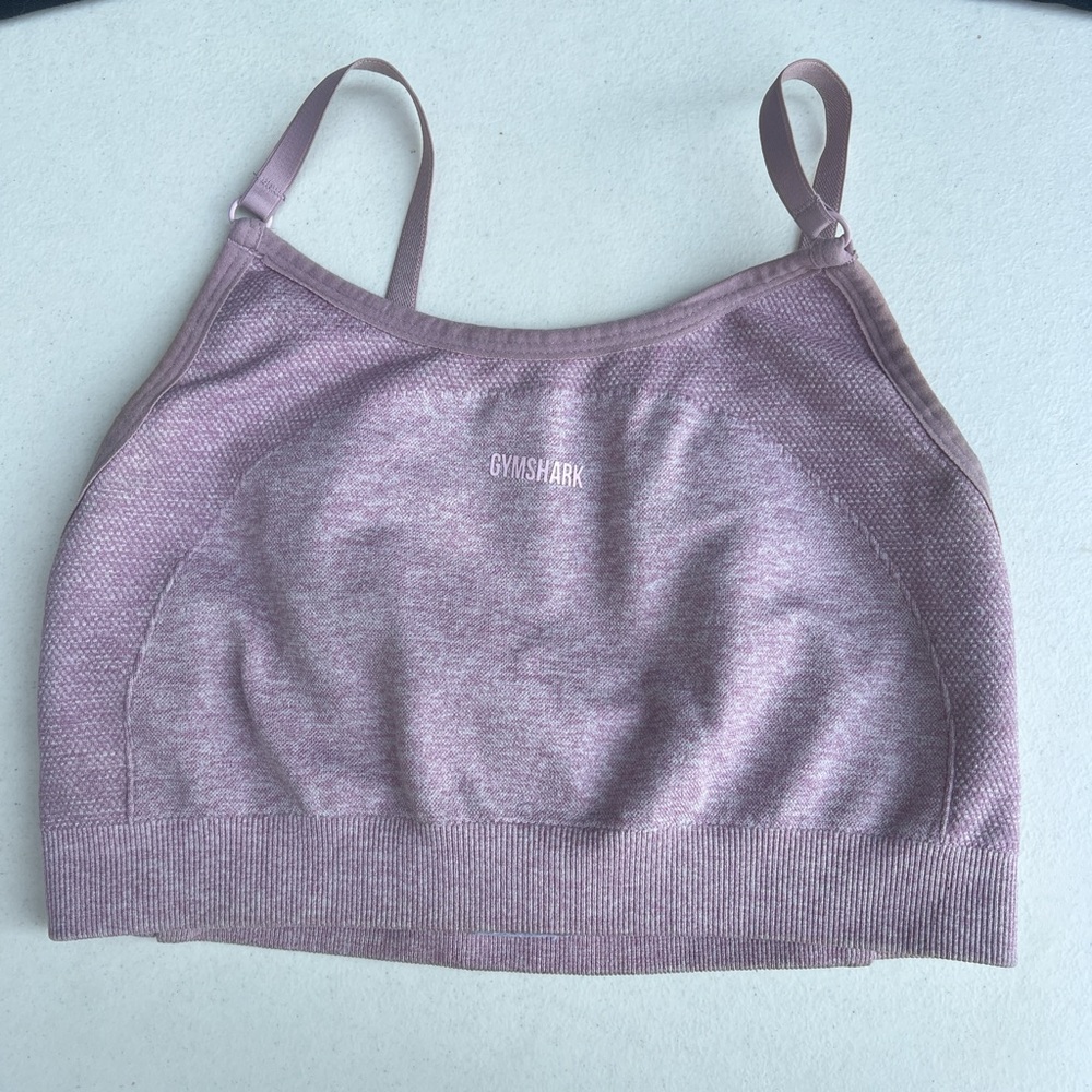 Pink Gymshark sports bra